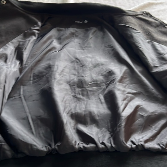 boohoo Patch Letter Oversized Varsity Jacket - Black - Women’s Size 10 - Picture 12 of 12